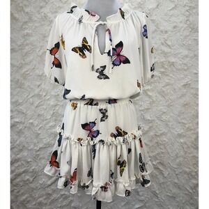 Buddy‎ Love Women's XS Butterfly Mini Dress Whimsical Fairycore Coquette